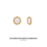 CHAMPAGNE MINI EARRINGS (6597757960310)
