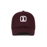 VA 3D Square Ball Cap / Red Bean