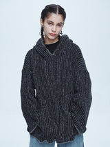 ブレイズ ニット フーディー / Braids Knit Hoodie Charcoal