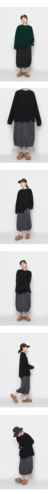 ストリングロングスカート / string long skirt