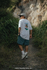 コラボ x SUPERPILI328 "トレッキングナウ" Tシャツ / Collab x SUPERPILI328 "TREKKING NOW" T-shirt