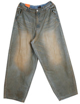 No.0489 coating denim balloon PT (3color)