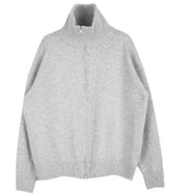 No.9787 KNIT highneck ZIP-UP (5color)