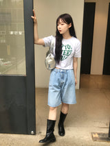 ロキシーハートクロップT