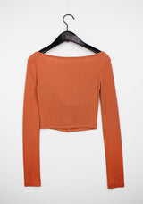 ロースナップカーディガンTシャツ/Low Snap Cardigan T-shirt (3color)