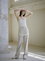 NETTING KNIT TOP [ SHELL ]