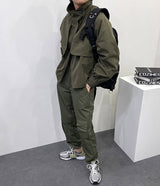 ワックス コーテッド クロップド ボンバージャケット / OWN Wax Coated Cropped Bomber Jacket (3 colors)
