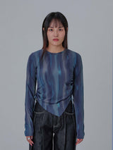 マーブルシャーリングTシャツ