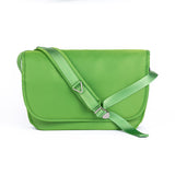 Round Flap Crossbody Bag (Green)