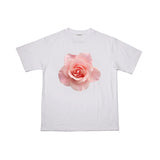 フラワープリントワイド半袖Tシャツ / flower print wide short sleeve t-shirt (4470384361590)