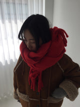 ベーシックロングブークレマフラー