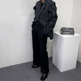 ラインブーツカットスラックス/[Unisex] Line Bootcut Slacks (2 colors)