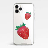 ストロベリーフォンケース (ジェルハード) / Strawberry phone case (jell hard)