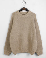 Sentom Round Long-Sleeved Knit