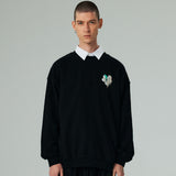 ハートプリンティングスウェット/HEART PRINTING SWEAT SHIRT-BLACK