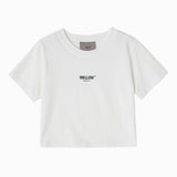 W03 ホワイトコンセプトクロップTシャツ