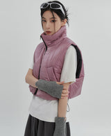 （UNISEX）グルークロップベストダウン