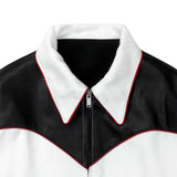 クリントウェスタンブルーベル/YM Clint Western leather Cotton Jacket (2 colors)