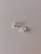 [92.5silver] ラインハートワンタッチピアス