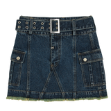 ローライズカーゴミニスカート