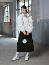 REVERSIBLE FLEECE MIX JACKET