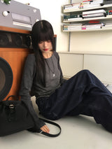 キノンバックビジョ―ポイントワイドコットンパンツ
