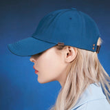 Rose gold double link over fit ball cap NAVY