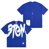 23 ブラーオーバーサイズTシャツ / 23 BLUR OVERSIZED T-SHIRTS WHITE / BLUE