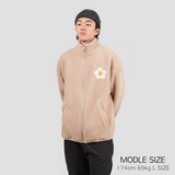 フラワーフリース / Flower Fleece Jacket Begie (4600441045110)