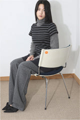 Stripe wool dress