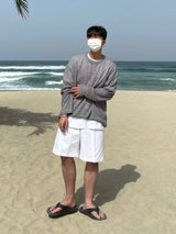 COZY LONG LOOSEFIT DAILY SLEEVE(3COLOR)