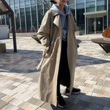 2color UNISEX オーバーサイズマキシトレンチコート / UNISEX Oversized maxi trench coat