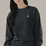 RMTCRW ラベルスウェットシャツ / RMTCRW LABEL SWEAT SHIRT_CHARCOAL