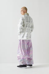 BEARRABBIT カラーフリースシャツ / BSR2223FWJK106 BEARRABBIT COLLAR FLEECE SHIRT WHITE