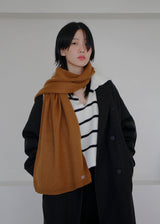 ニットスカーフ/Knitted scarf [ Beige ]