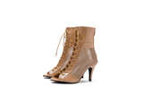 Mesh Open Toe Heel(Beige)