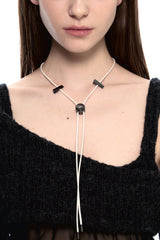 NO.481 [BLACK] CIRCLE CODE LOCK NECKLACE