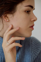 [14K] Essential Pearl Earrings (6mm)