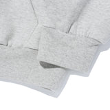 オーバーフィットレタリングパーカー/OVERFIT LETTERING HOODIE-MELANGE GREY