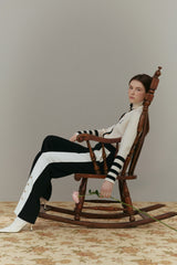 Button slit pants