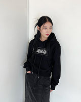 SEMI CROP STACK LOGO HOODIE