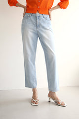 ハニーボーイ・ジーンズ／クロップストレートデニムパンツ / HONEYBOY JEANS / CROP STRAIGHT DENIM PANTS