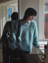 Vモヘアブラシニット (3 color)