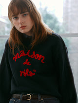 MAISON DE ROLA スウェットシャツ ネイビー