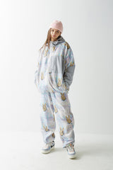 ロイヤルフリースフードジャケット / BSR2223FWJK104 ROYAL FLEECE HOODED JACKET BEAR RABBIT PASTEL CHECK