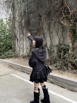 トッポギフードカーディガン / Tteokbokki hooded cardigan