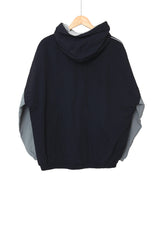 パイピングカラーフードジップアップ / Piping Color Hood Zip-up