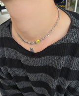 No.8362 smile unbal necklace (3color)