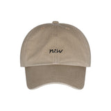 NEWロゴウォッシュキャップ(BEIGE)