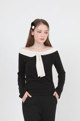 パーミナインオフショルダーTシャツ / peminine offshoulder t-shirt
